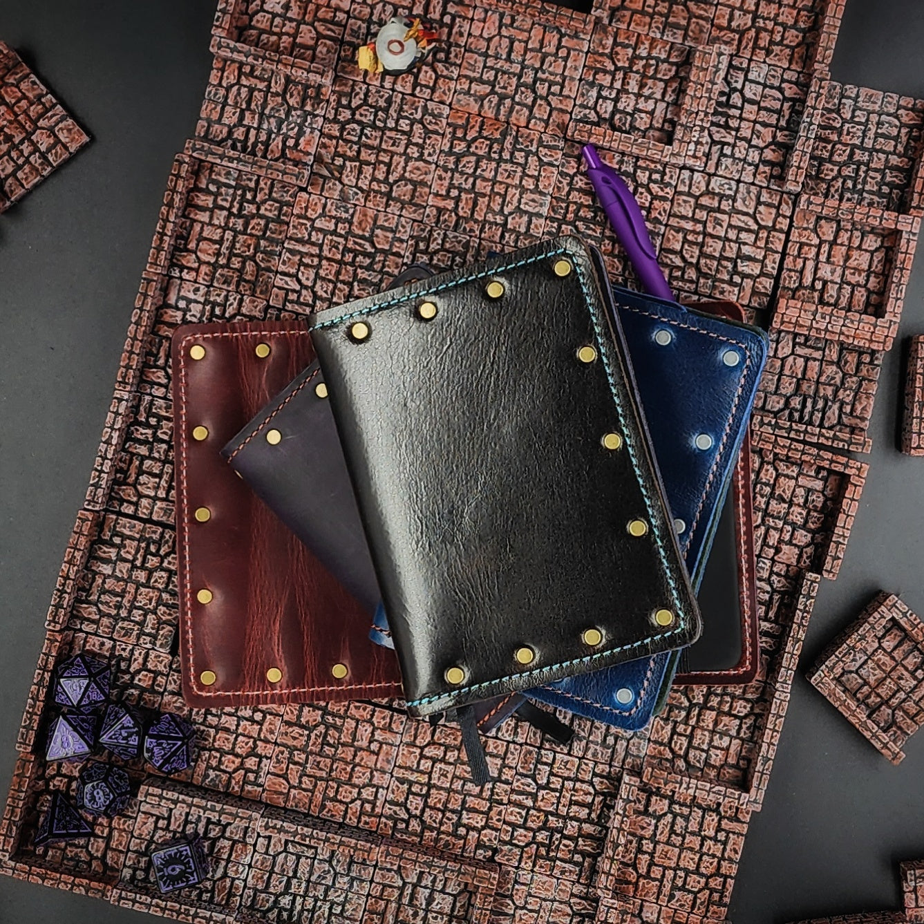 Grimbeard Leather Handcrafted Pocket Adventure Journal Bulk Retail Packs