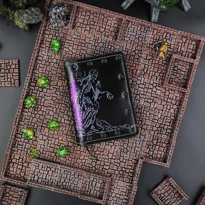 Acererak Emerging Lich: Tomb of Horrors Custom Leather Pocket Journal (30-Day Lead)