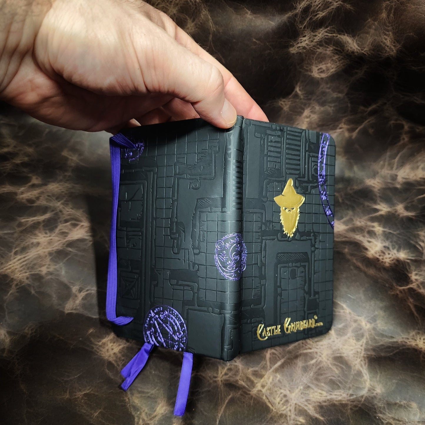 A6 Pocket Adventure Journal Refill Insert - Hardcover D&D Bullet Grid Notebook