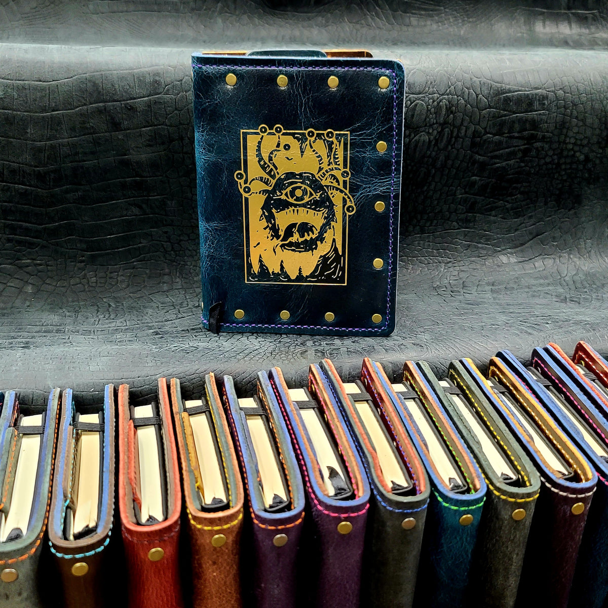 Beholder Custom Leather Pocket Journal (30-Day Lead)