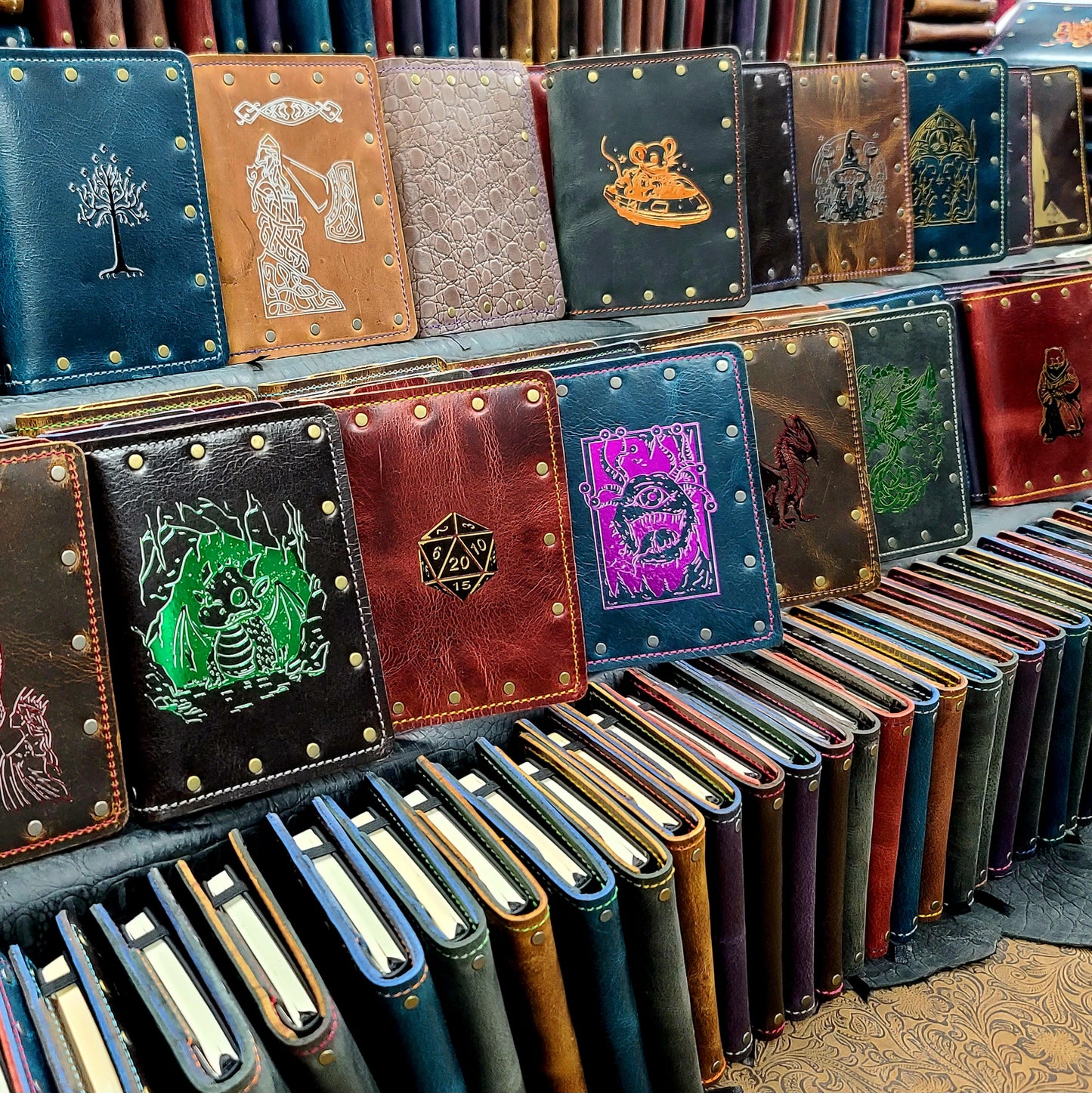 Grimbeard Leather Handcrafted Pocket Adventure Journal Bulk Retail Packs