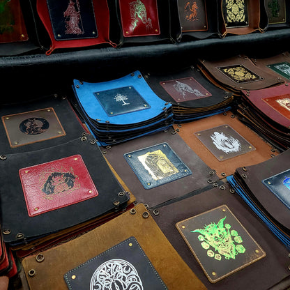 Leather Dice Rolling Tray
