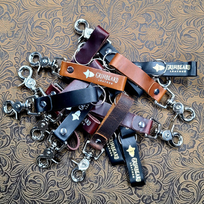 Grimbeard Leather Hand-Gilded Wholesale Random Mystery Keychain