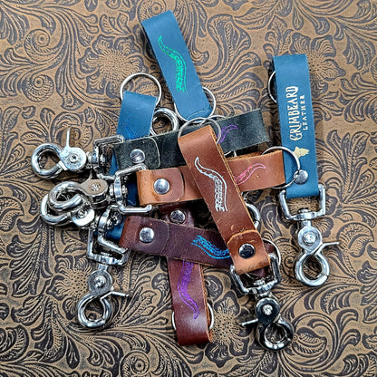 Grimbeard Leather Hand-Gilded Wholesale Random Mystery Keychain