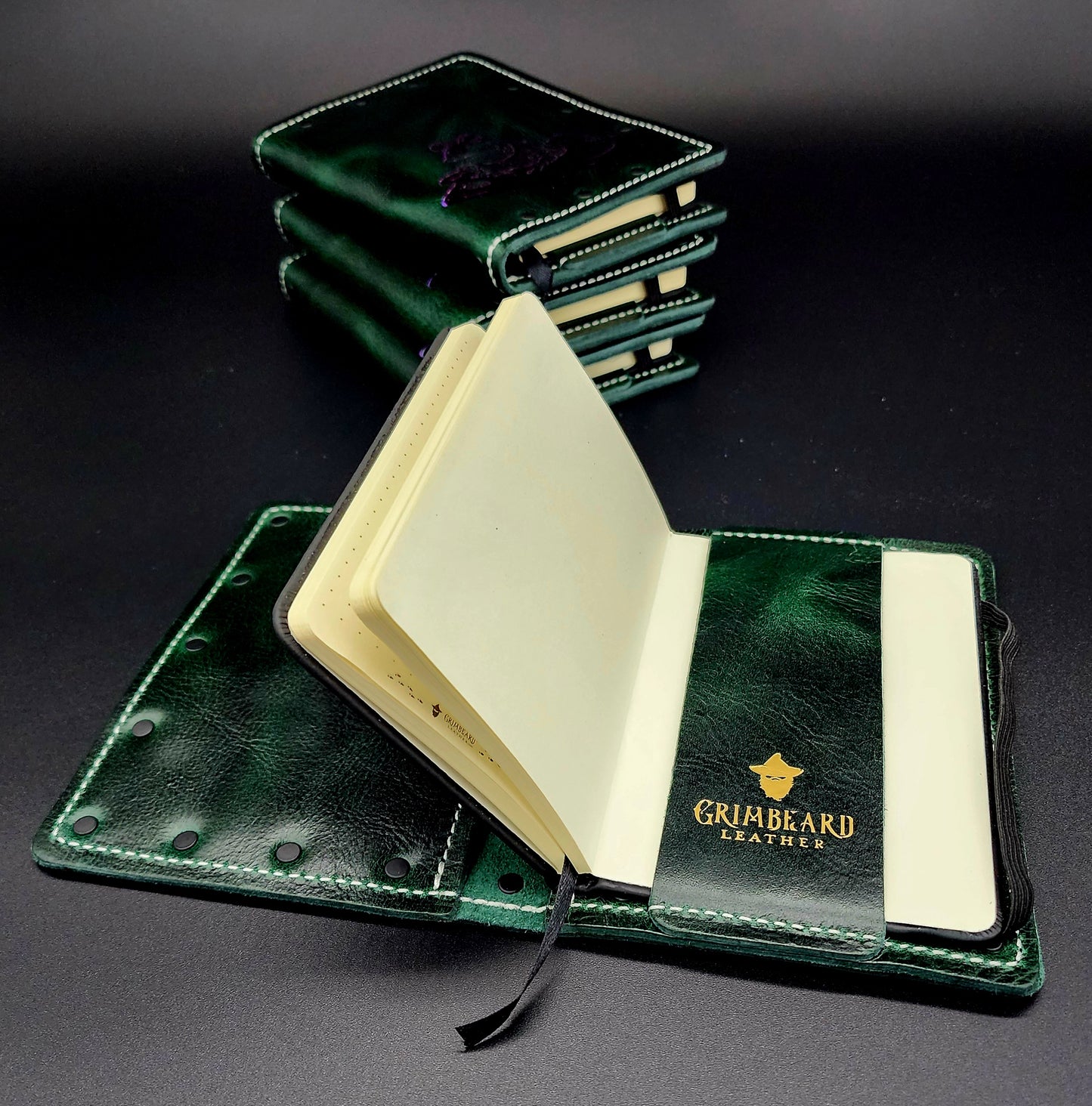 Grimbeard Leather Handcrafted Pocket Adventure Journal Bulk Retail Packs