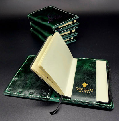 Grimbeard Leather Handcrafted Pocket Adventure Journal Bulk Retail Packs