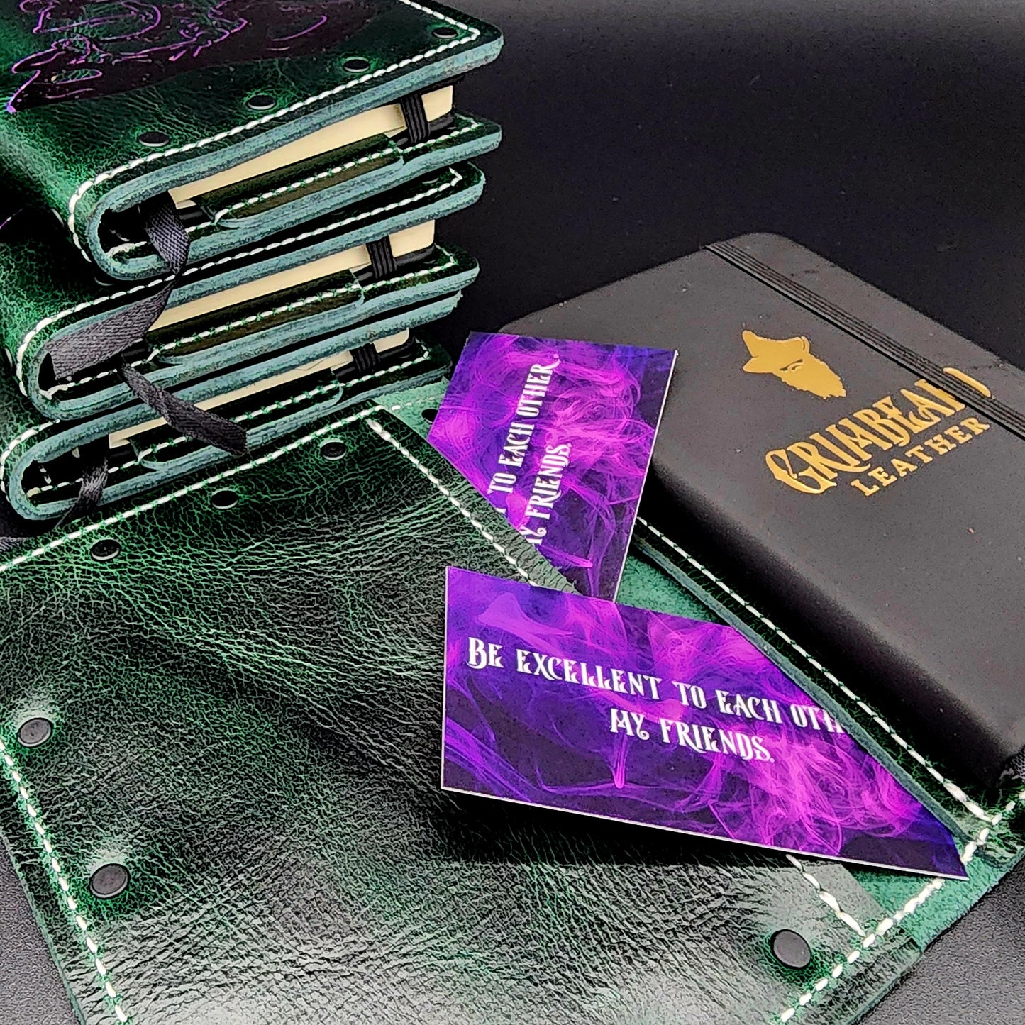 Grimbeard Leather Handcrafted Pocket Adventure Journal Bulk Retail Packs
