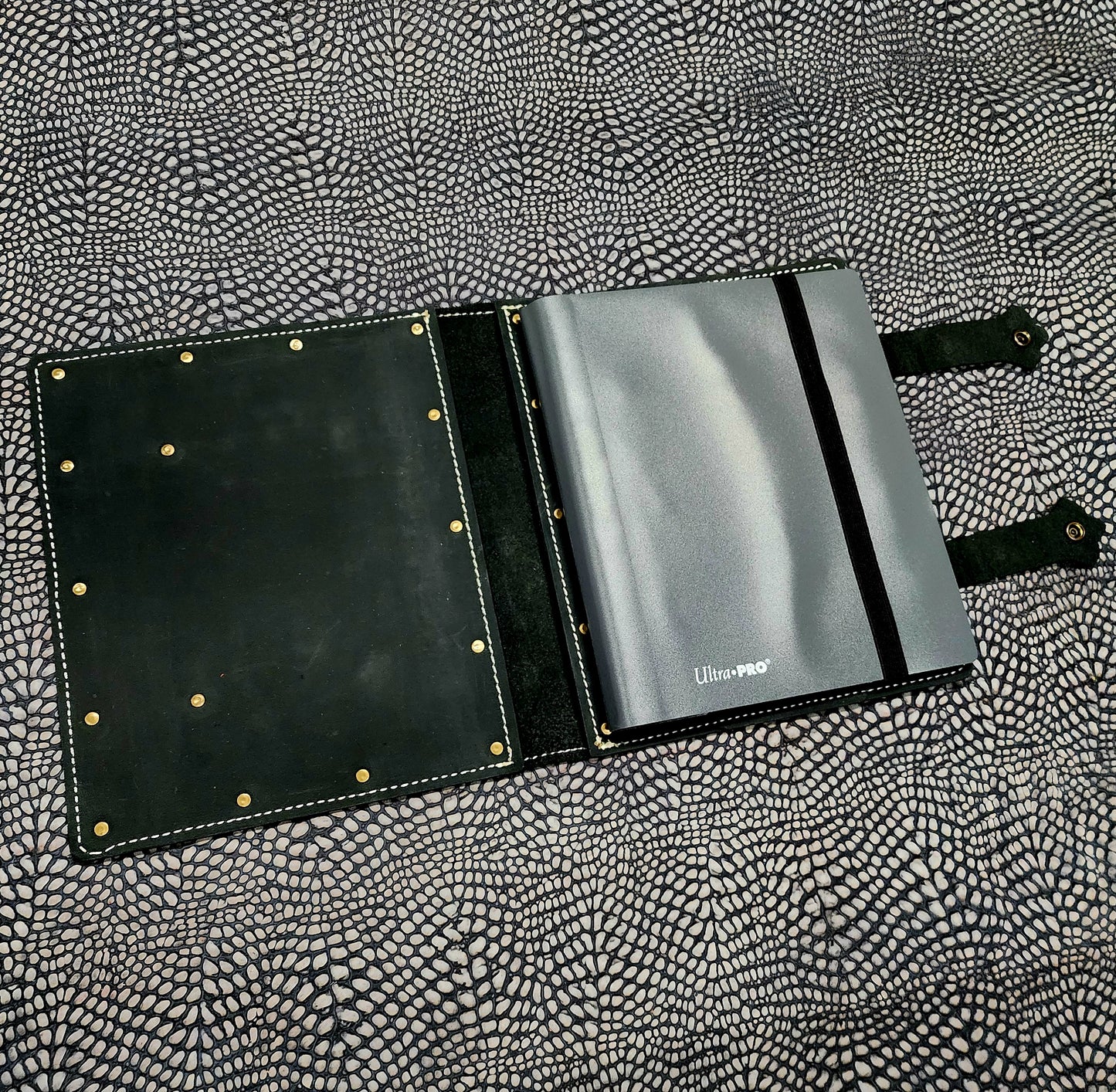 Grimbeard Leather Handcrafted 4-Pocket TCG Card Binder Cover Bulk Retail Packs