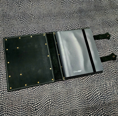 Grimbeard Leather Handcrafted 4-Pocket TCG Card Binder Cover Bulk Retail Packs