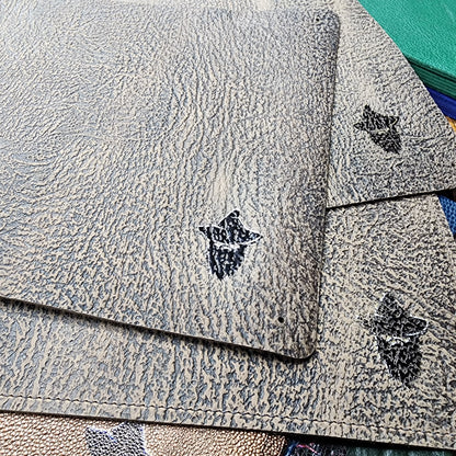 Grimbeard Leather Handcrafted Limited Edition Textured Leather Playmat TCG & TTRPG Battle Mat