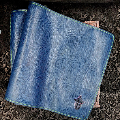 Grimbeard Leather Handcrafted Limited Edition Textured Leather Playmat TCG & TTRPG Battle Mat