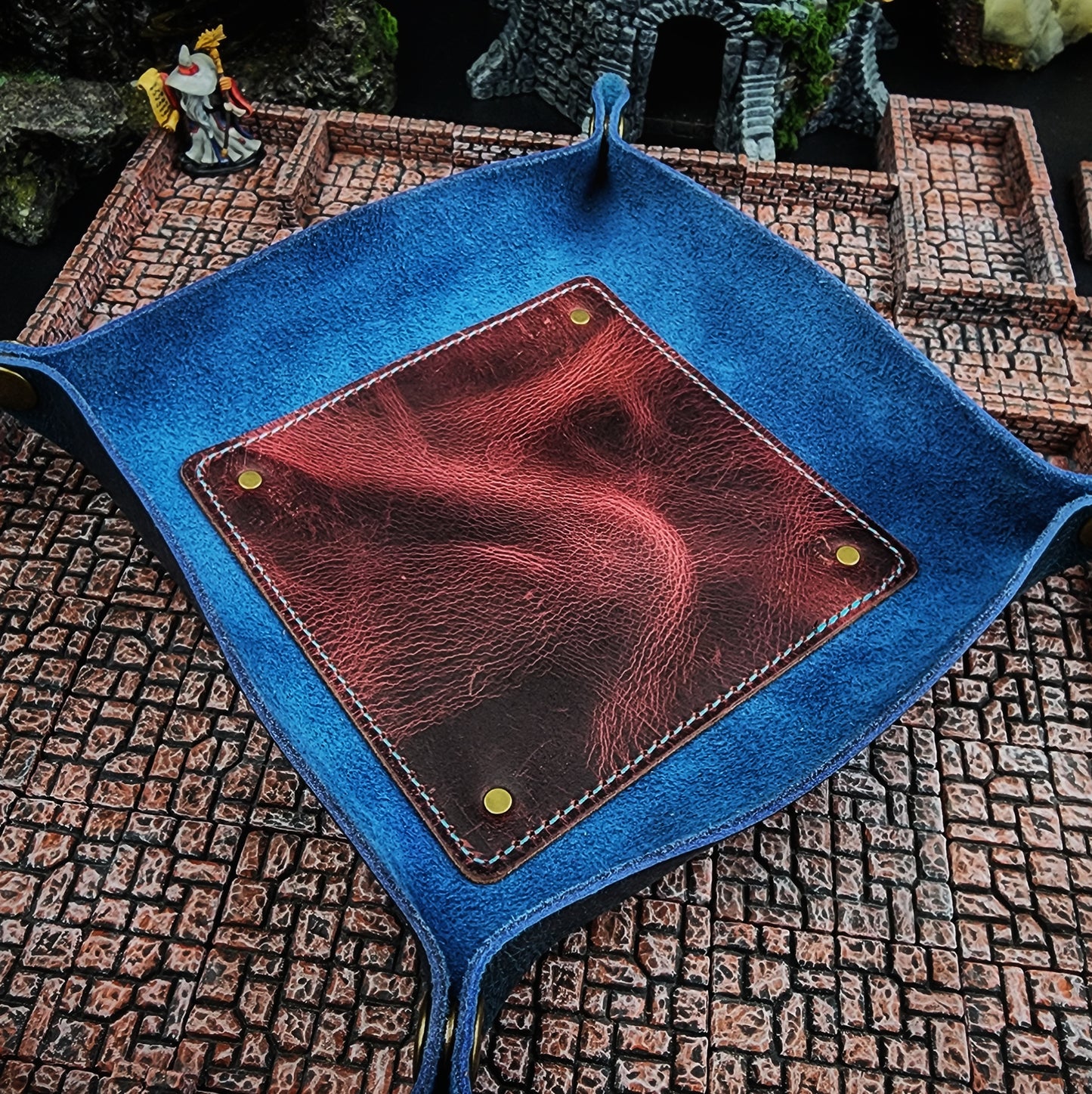 Leather Dice Rolling Tray