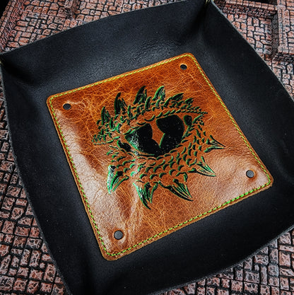 Leather Dice Rolling Tray