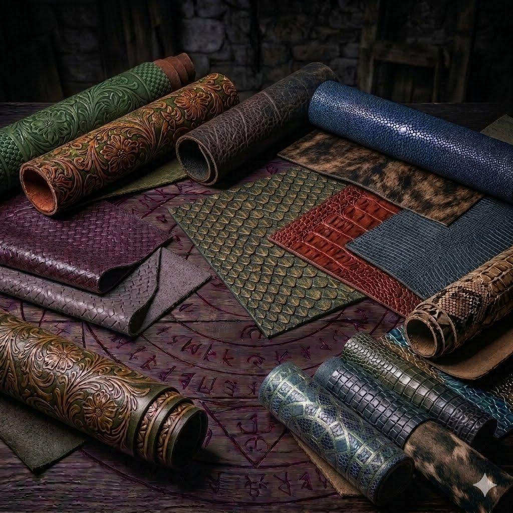 Grimbeard Leather Handcrafted 80s Wizard A5 Leather Adventure Journal