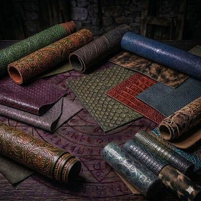 Grimbeard Leather Handcrafted 80s Wizard A5 Leather Adventure Journal