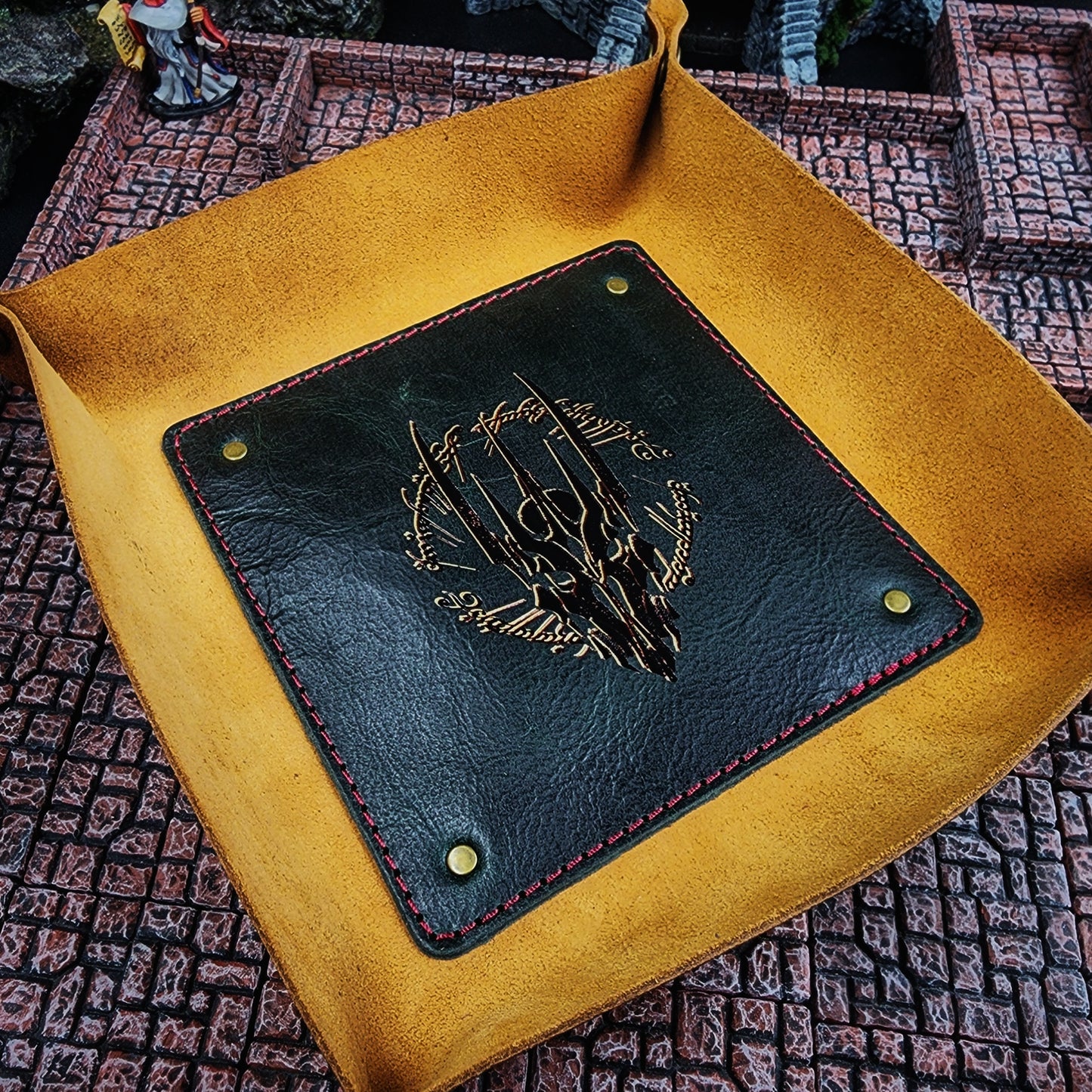Leather Dice Rolling Tray
