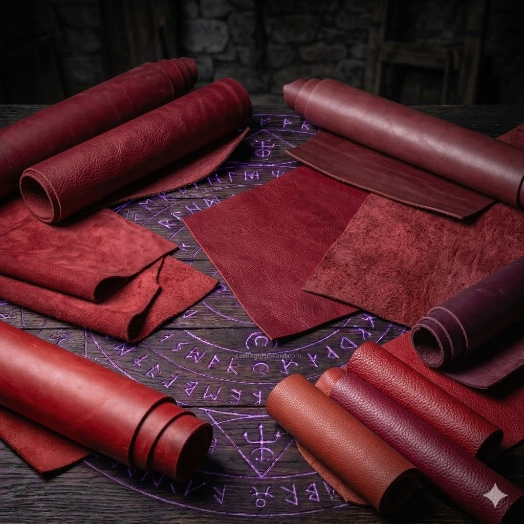 Grimbeard Leather Handcrafted 80s Wizard A5 Leather Adventure Journal