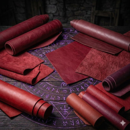 Grimbeard Leather Handcrafted 80s Wizard A5 Leather Adventure Journal
